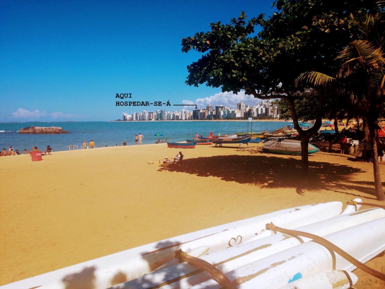 Flat Pasargada 712, Free Bikes, Pe Na Praia Vila Velha  Exterior foto